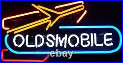 Old Mobile Neon Sign Eye-catching Man Cave Glass Artwork Gift