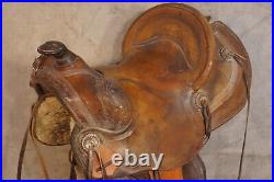 Old Newberry Leather Horse Saddle No. 370 Alliance Neb RARE Collectible