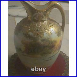 Old Noritake Gold Enamel Joule Vase