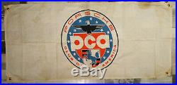 Old PCA Porsche Club America Flag Banner Fahne 356 901 911 928 924 550 Carrera