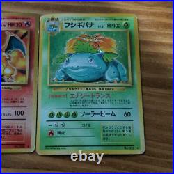 Old Pokemon Card Collection Lot 3 Charizard / Venusaur / Blastoise Excellent