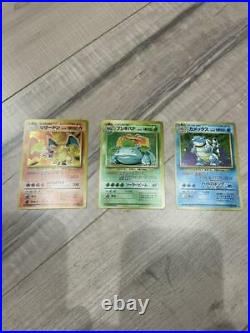 Old Pokemon card collection lot 3 Charizard / Blastoise / Venusaur excellent