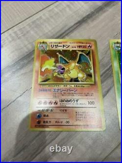 Old Pokemon card collection lot 3 Charizard / Blastoise / Venusaur excellent