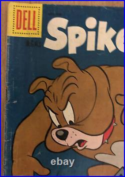 Old Rare Vintage 1956 Silver Age MGM's Spike and Tyke Comic Book #4 Low Grade