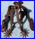 Old-Rusted-Antique-Iron-Horse-Cowboy-Spurs-with-Straps-Original-Heel-Chains-01-cwdr