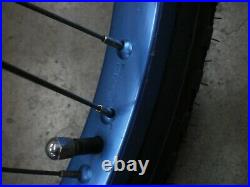 Old School BMX Ukai HE 20 by 1.75 blue rims BMX 36h Sunshine hubs Gt SE CW GJS