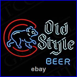 Old Style Beer Custom Boutique Artwork Neon Light Sign Store Decor Vintage 19