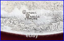Old West Sterling Silver Sandie Summer of 1965 Sunset Trails Western Belt Buckle