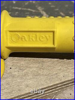 Old school bmx Oakley 1 Original Yellow Grips Not Repop! Vintage Bmx