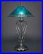 Olde-Iron-Table-Lamp-Shown-In-Brushed-Nickel-Finish-With-16-Teal-Crystal-Glass-01-mb