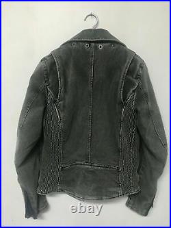 Original Diesel Black Denim Jacket Old Stock Collection Rare Size M