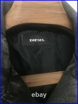 Original Diesel Black Denim Jacket Old Stock Collection Rare Size M