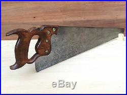 PREMIUM Quality SHARP! Antique DISSTON No16 6PPI RIP SAW Old Vintage Tool #239