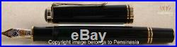 Pelikan Souveran M800 Black Resin With Gold Plated Trim Fountain Pen (old Logo)