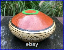 Peru Peruvian Old Shipibo Polychrome Pottery Painted Olla