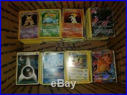 Pokemon Collection Lot 1000+ Cards Including Ex's Old School Holos Etc