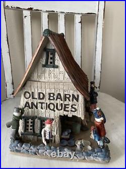Rare Windy Meadows Pottery Old Barn Antiques 6/25 Hand Signed Jan Richardson