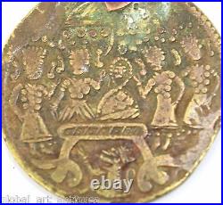Rare vintage temple token Old collectible ram token amulet pendant. G29-67 US
