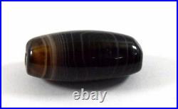 Real Old Ancient Rare Collectible Ottoman Sulemani Agate Stone Bead. G52-19 US