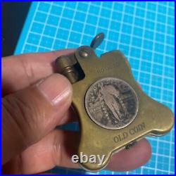 Ronson limited edition old coin oil lighter Vintage VTG