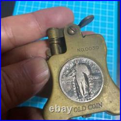 Ronson limited edition old coin oil lighter Vintage VTG