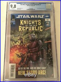 STAR WARS KNIGHTS OF THE OLD REPUBLIC #7 Comics 1st Rohlan Dyre CGC 9.8 White