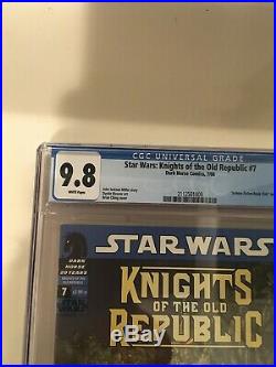 STAR WARS KNIGHTS OF THE OLD REPUBLIC #7 Comics 1st Rohlan Dyre CGC 9.8 White