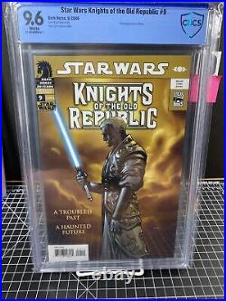 STAR WARS KNIGHTS OF THE OLD REPUBLIC #9 1ST FULL REVAN 9.6 CBCS Not Cgc