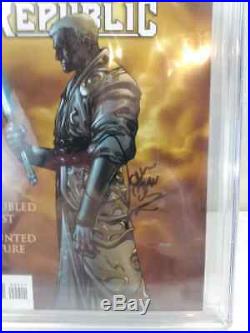 STAR WARS KNIGHTS OF THE OLD REPUBLIC 9 CGC 9.8 1ST FULL REVAN SIGNED 1 of 2 SS