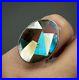 SUPER-OLD-RARE-Vintage-Authentic-Zuni-Sterling-Silver-Turquoise-Inlay-Ring-01-wg