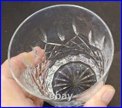Set Of 2 Waterford Lismore Double Old Fashioned Tumbler Crystal Glasses 4 3/8