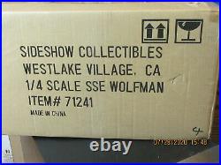Sideshow Wolfman Sse Premium Format 1/4 Scale Universal Monsters New In Shipr