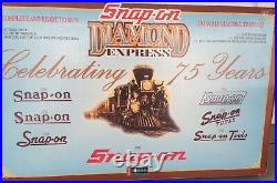 Snap On Tools Collectable 75th Anniversary HO Scale Diamond Exp Train 25 YRS OLD