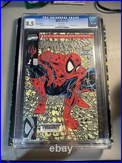 Spider-Man #1 Platinum CGC 8.5 Retailer Edition McFarlane Marvel Old Label