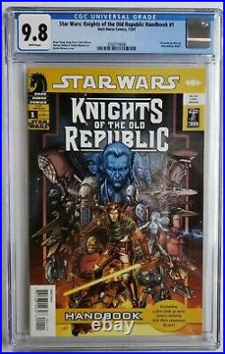 Star Wars Knights Of The Old Republic Handbook #1 Cgc 9.8 1 Of 6 Graded Rare