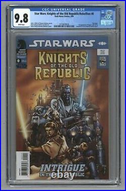 Star Wars Knights of the Old Republic #0 1st Malak as Squint Revan Cameo CGC 9.8