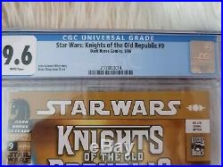 Star Wars Knights of the Old Republic #9 1st Darth Revan Dark Horse CGC 9.6 Rare