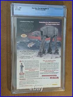 Star Wars The Old Republic #2 1st print Threat of Peace Only 1 CGC 9.8 NM+/M
