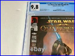 Star Wars The Old Republic 6 Cgc 9.8 White Pages Dark Horse Comics 2010