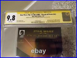 Star Wars The Old Republic SDCC #NN Ashcan CGC 9.8 Dual Signed Very Very Rare