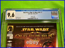 Star Wars The Old Republic Threat of Peace 1 Variant CGC 9.6 W 1st Darth Angral
