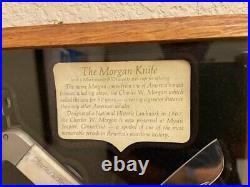 THE MORGAN KNIFE Vintage Walrus Tusk Ivory Handle Knife CARBON DATE 1550 Yrs Old