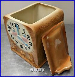 The Old Tick Tock Clock Cookie Jar by Brush, Poems on sides