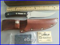 VINTAGE SCHRADE WALDEN USA 15OT Old Timer Hunting Skinning Fixed Blade Knife