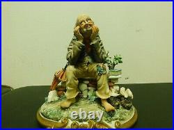 Vecchio nomo (Old Man) Capodimonte collectible figurine Appraised @ $650