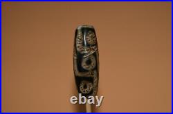 Very Powerful Old Tibetan 9 Eye Dzi Bead Agate Stone for Positivity & Protection