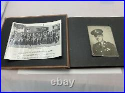 Vintage Album Of 100 Old black and white Military photographs from the 1940's