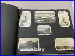 Vintage Album Of 100 Old black and white Military photographs from the 1940's
