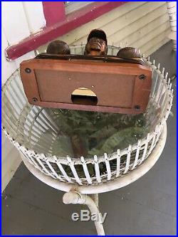 Vintage Art Deco Babe Ruth Yankees Baseball Antique Digital Old Clock Not Workin