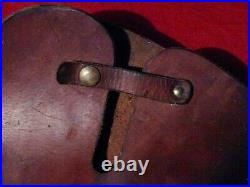 Vintage Old Antique Valuable Brown Leather Rifle Scabbard